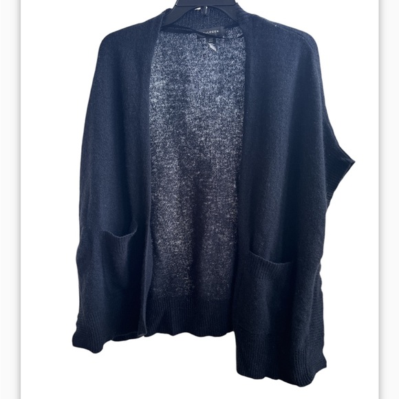 HALOGEN 100% Cashmere open cardigan kamuno One size - Picture 2 of 3